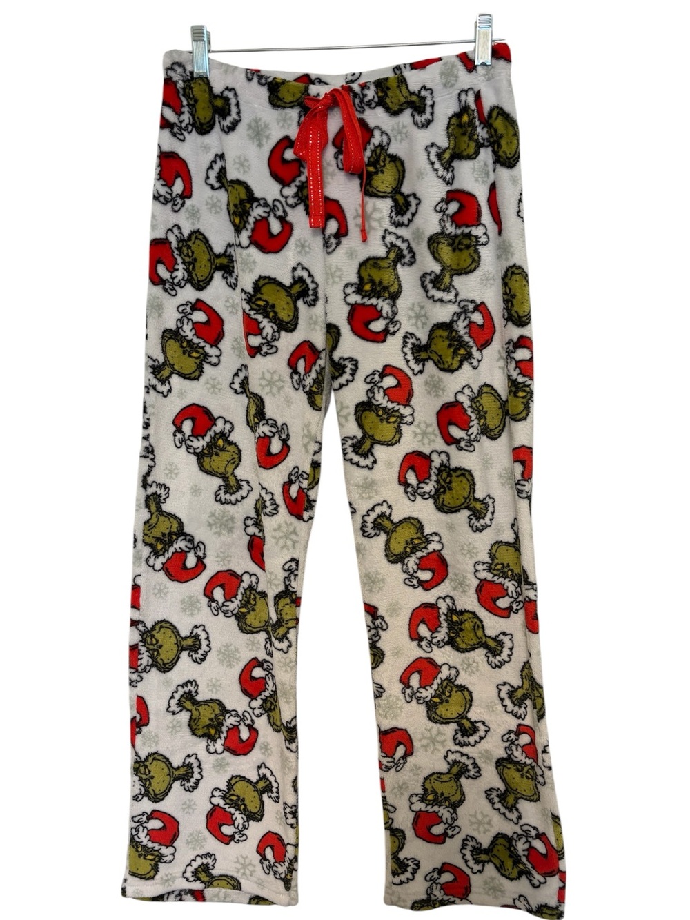 THE GRINCH Fleece Pajama Bottoms Size Medium